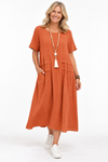 Georgia Blackwood | Relaxed Linen Summer Dress For Women
