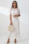 Georgia Clarke | Crochet Knit Maxi Dress For Women
