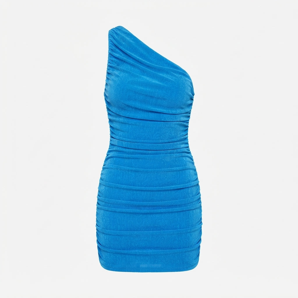 Georgia Mitchell | One-Shoulder Ruched Cocktail Dress For Women