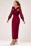 Georgia Robertson | Long Sleeve Midi Dress For Women