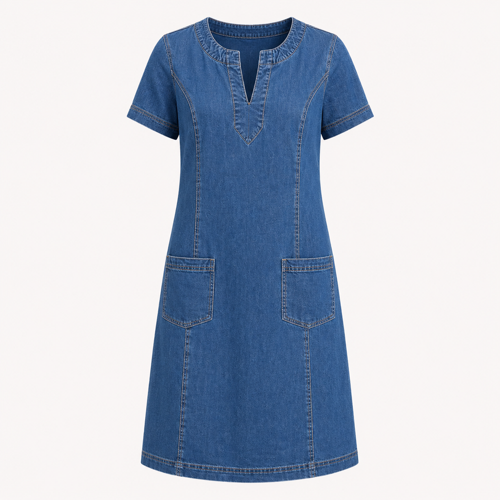 Hannah Fielding | Relaxed Denim Midi Dress For Women