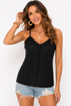 Hannah Turner | Lace-Trim Cami Top For Women