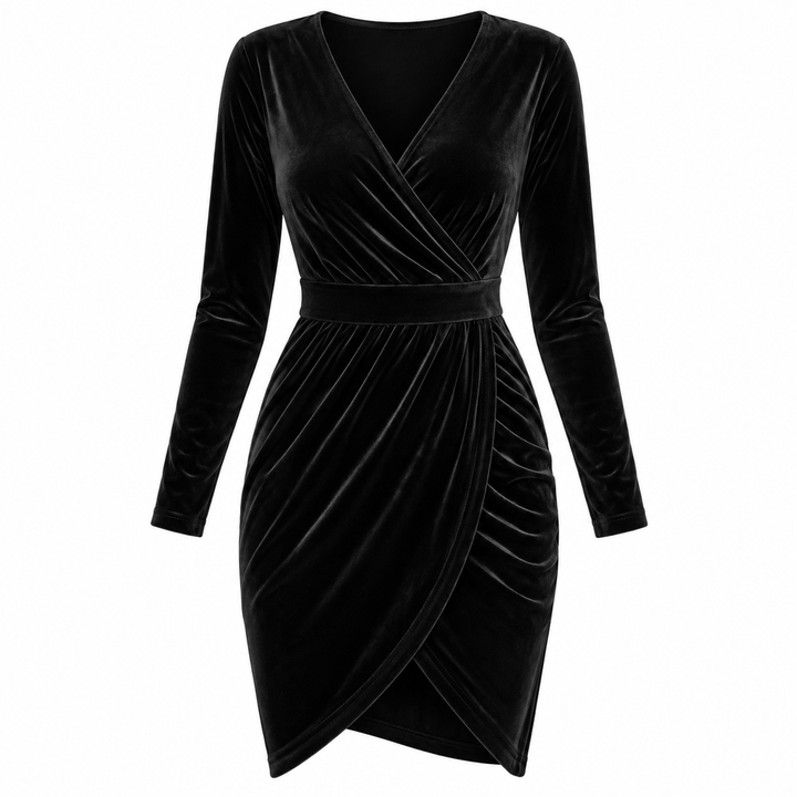 Hannah White | Velvet Cocktail Dress For Women
