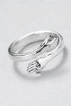 Silver Embrace Ring