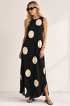 Holly Murphy | Polka Dot Sheer Maxi Dress For Women