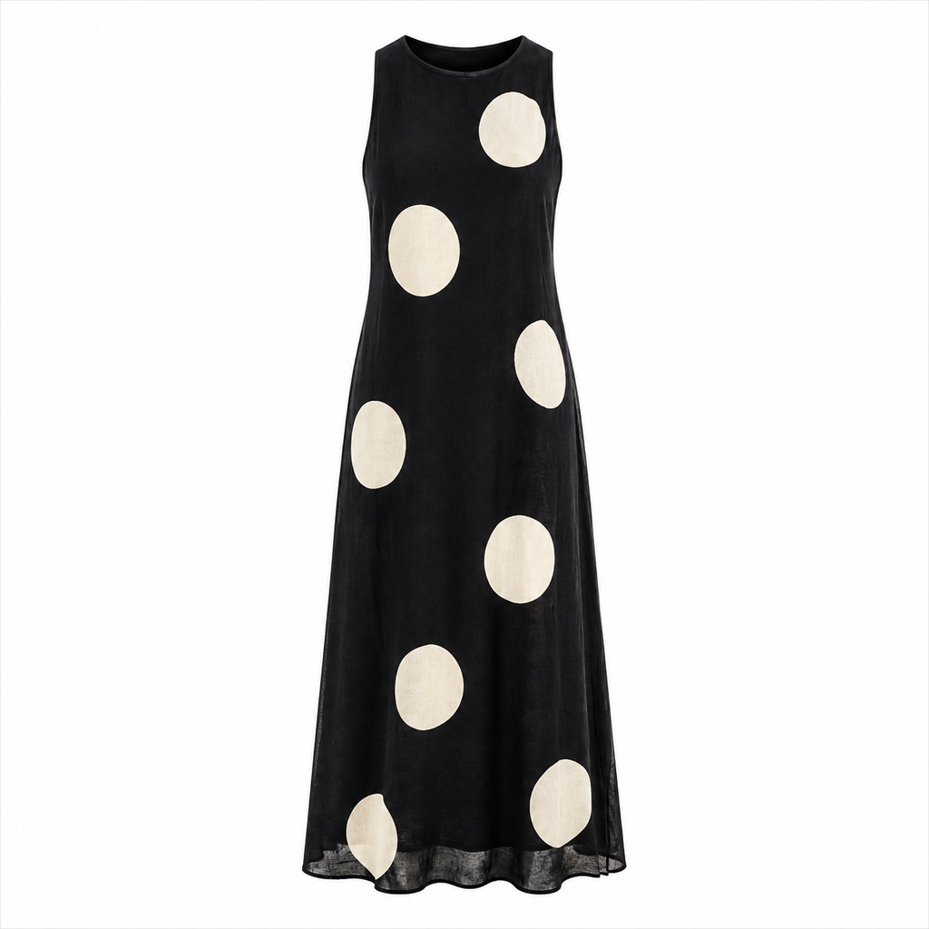Holly Murphy | Polka Dot Sheer Maxi Dress For Women