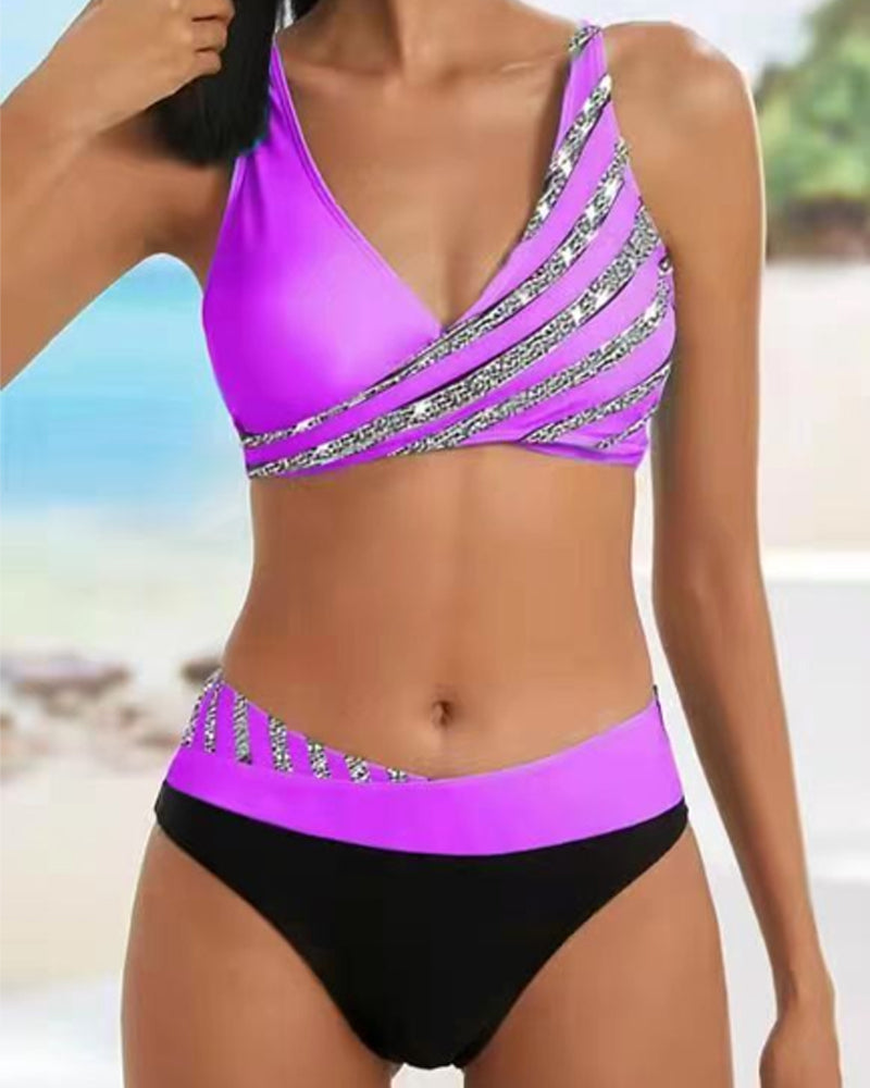 Louisa™ | Printed Bikini in Warm Tones