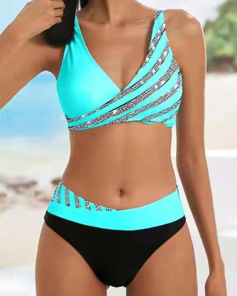 Louisa™ | Printed Bikini in Warm Tones