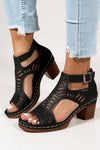 Mara | Cutout Heel Sandals