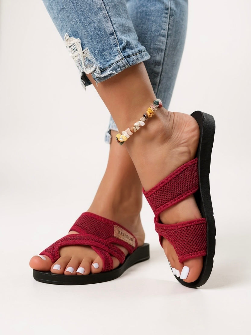 Piper | Women’s Mesh Slides with Open Toe