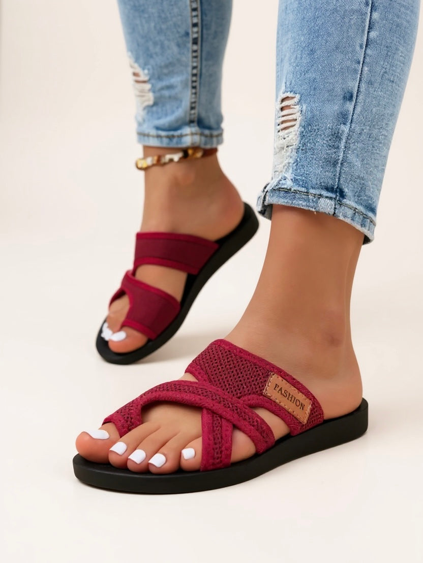 Piper | Women’s Mesh Slides with Open Toe