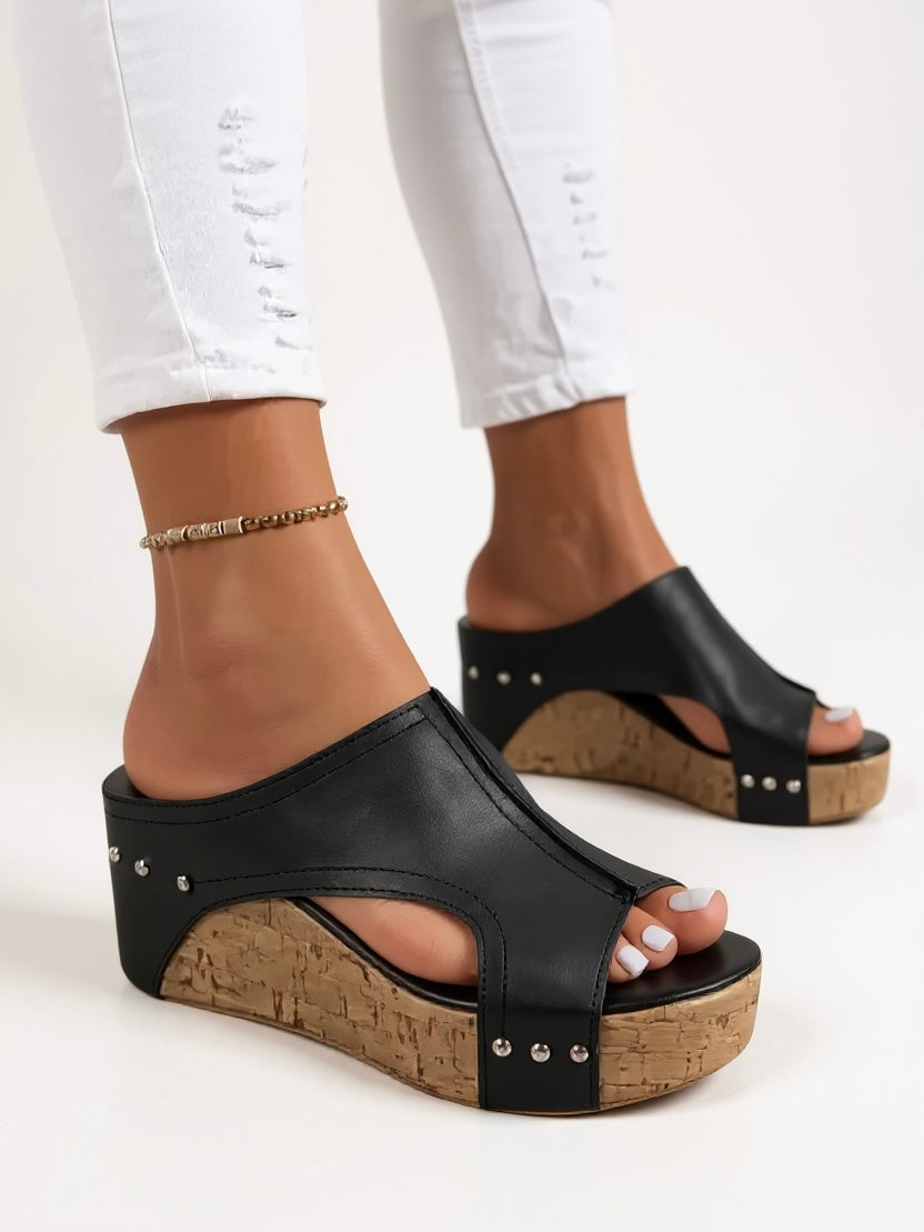 Arya | Women’s Wedge Sandals with Cutout Design