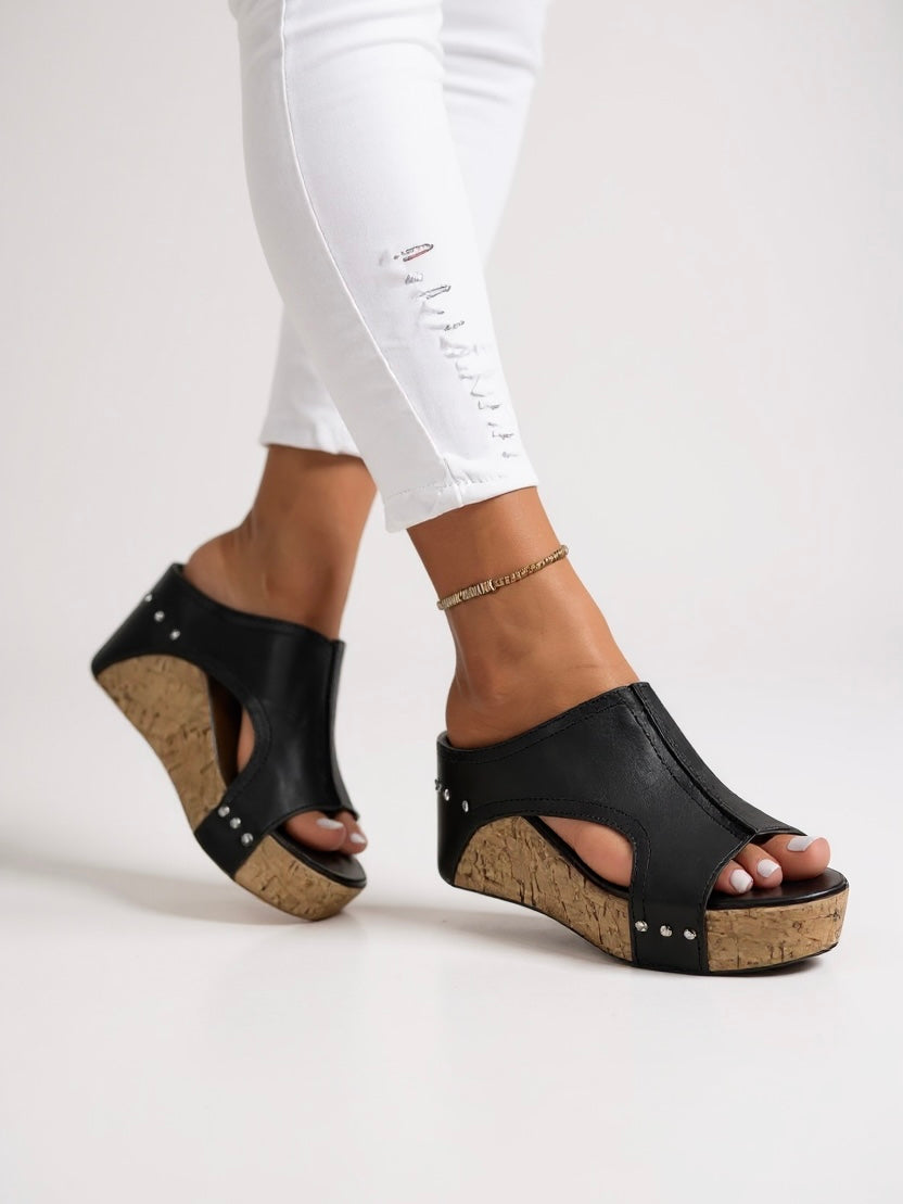 Arya | Women’s Wedge Sandals with Cutout Design