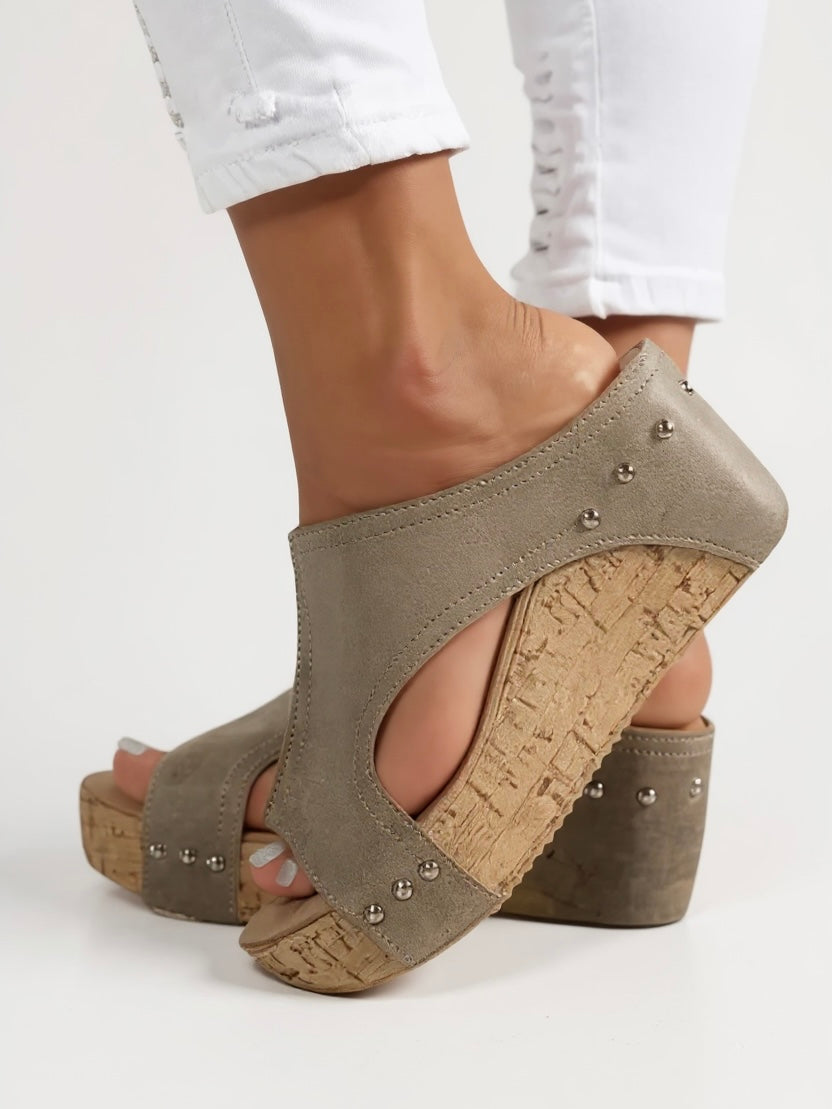 Arya | Women’s Wedge Sandals with Cutout Design