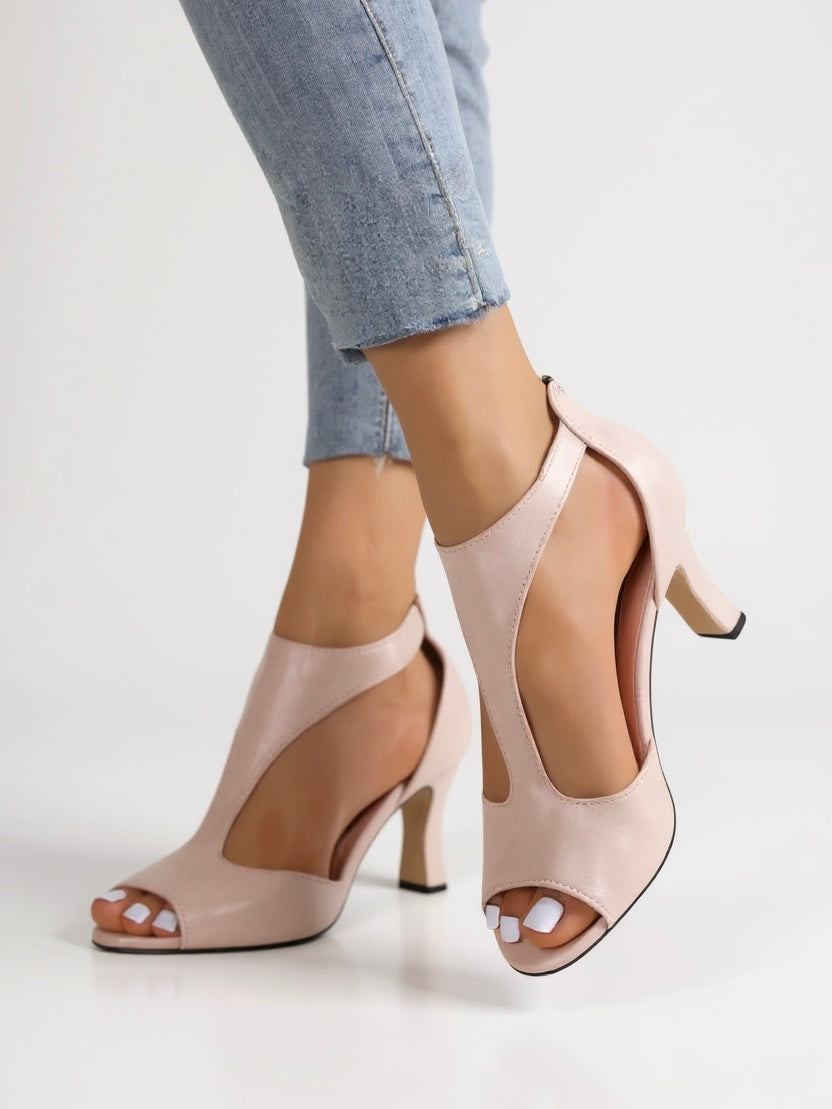 Oakley | Women’s Cutout Heels with Ankle Strap