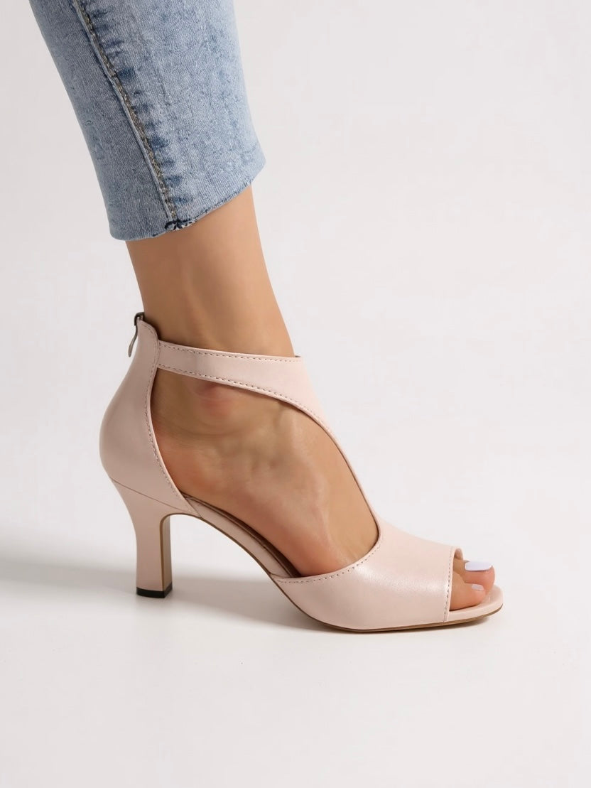 Oakley | Women’s Cutout Heels with Ankle Strap