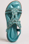 Phoebe | Women’s Embellished Sandals with Ankle Strap