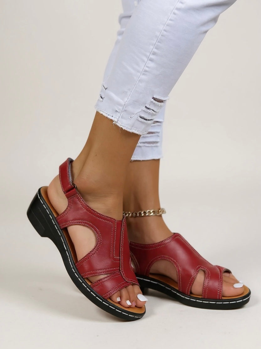 June | Women’s Strappy Sandals with Adjustable Fastening