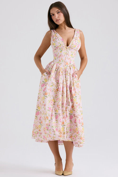 Aeliana | Women’s Flattering Summer Dress with Flowing Silhouette