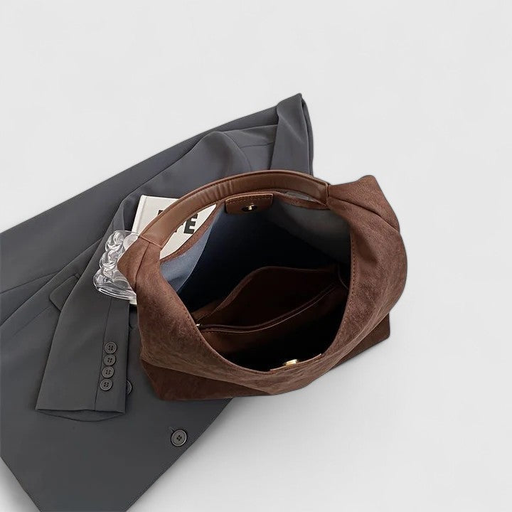Madelyn | Women’s Plain Shoulder Bag with Wide Strap