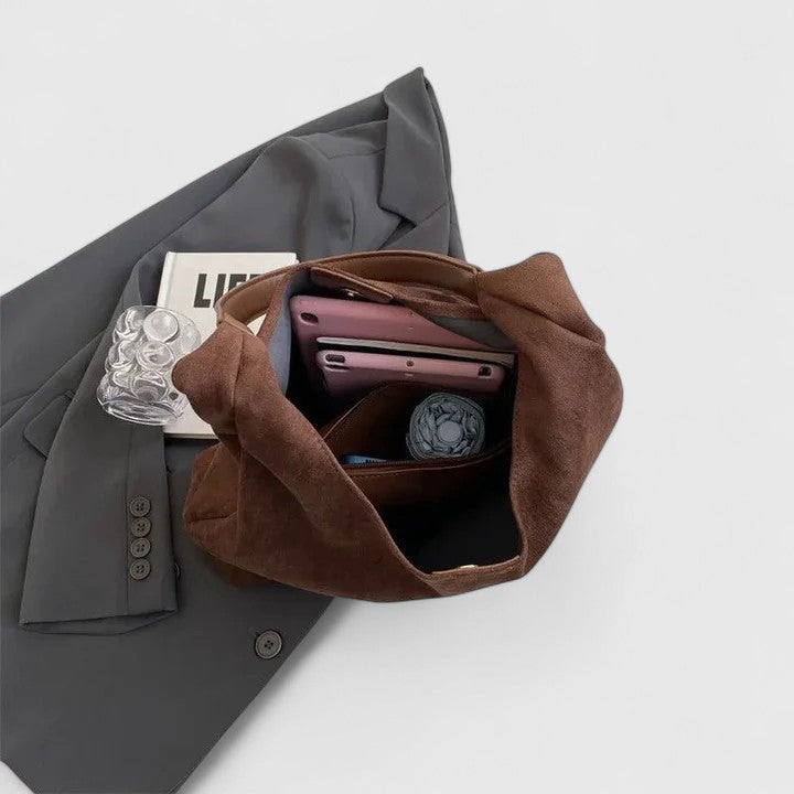 Madelyn | Women’s Plain Shoulder Bag with Wide Strap