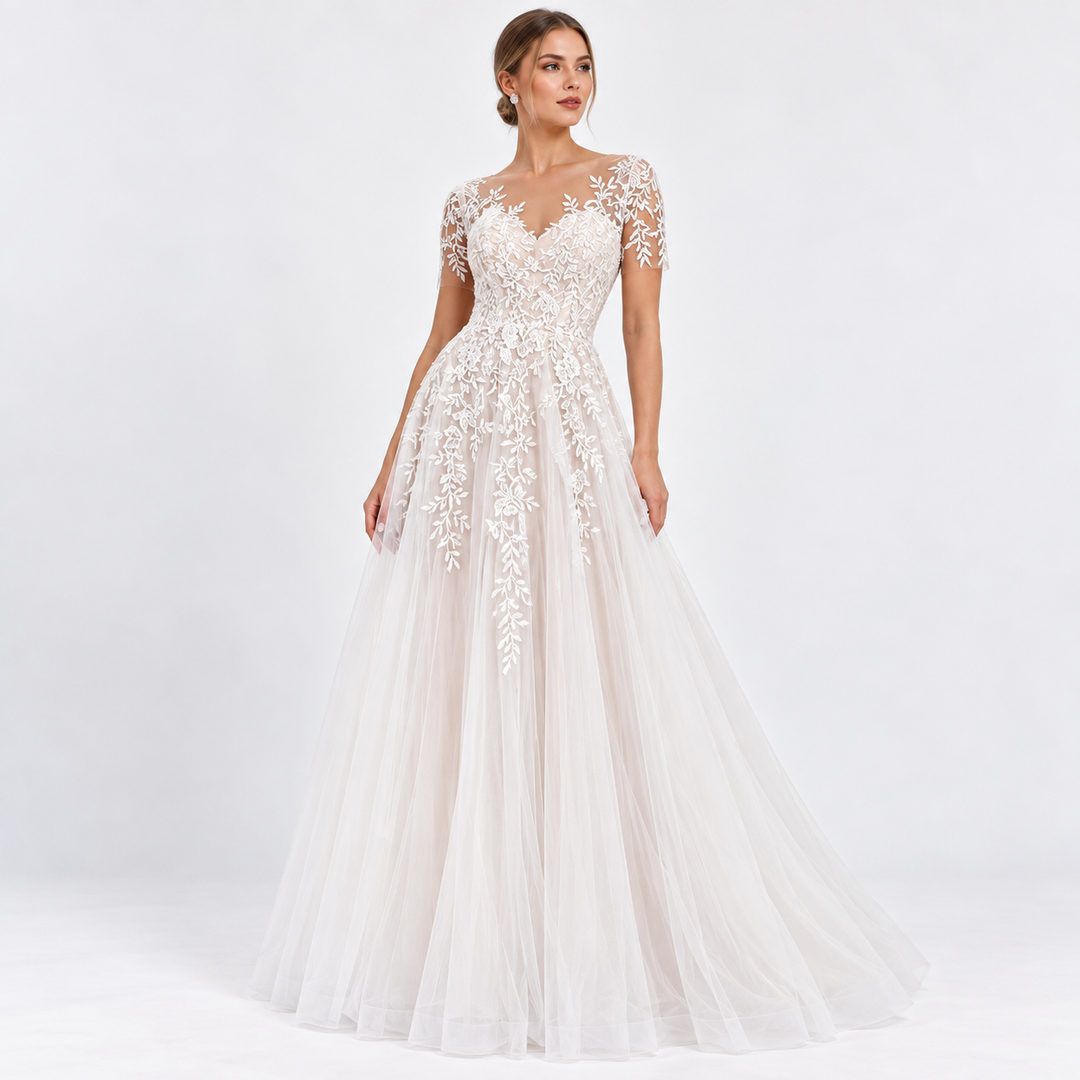Isabella Hartwell | Lace A-Line Formal Dress For Women
