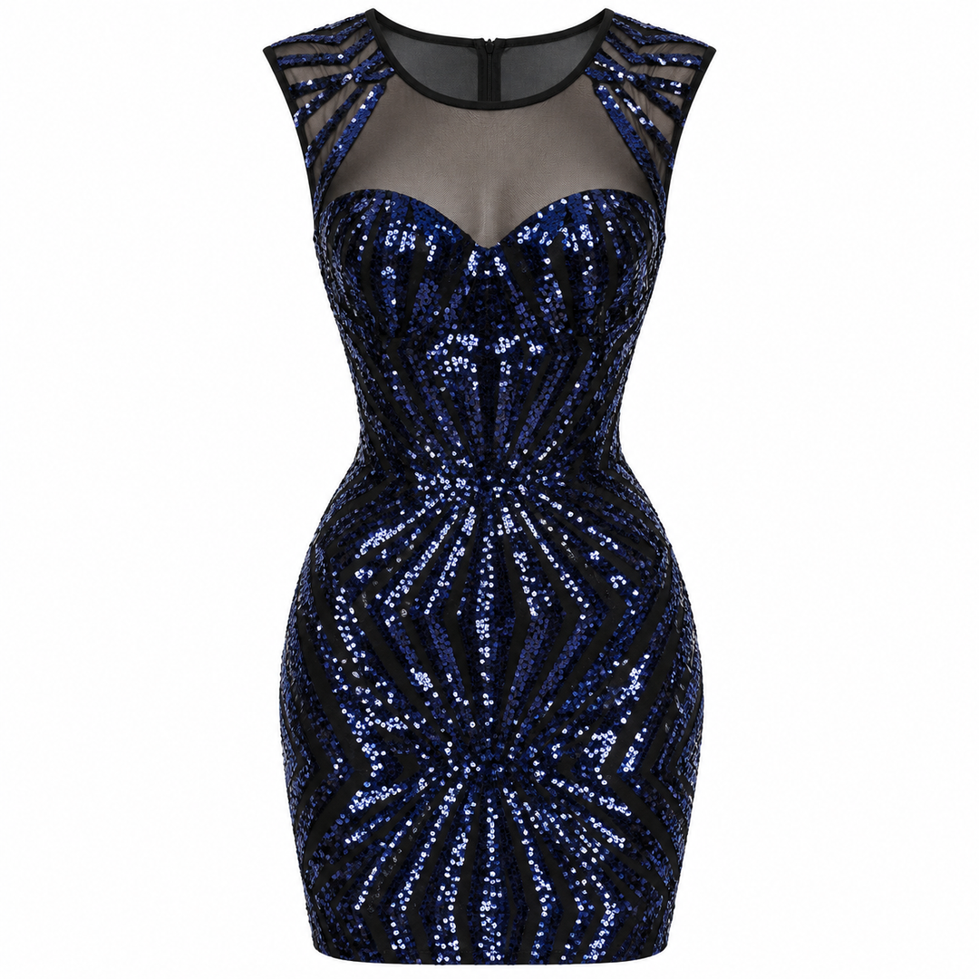 Isla Robertson | Sequin Mini Cocktail Dress For Women