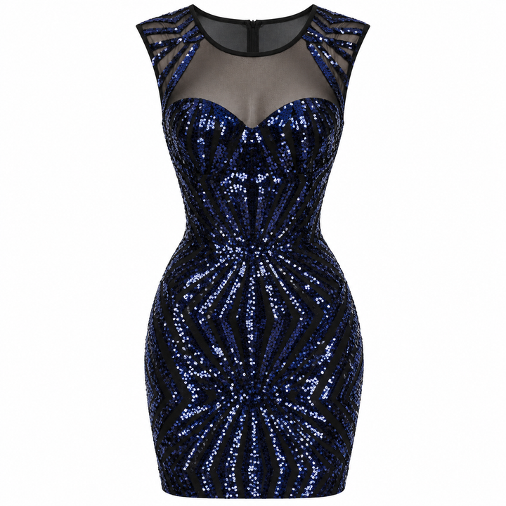 Isla Robertson | Sequin Mini Cocktail Dress For Women