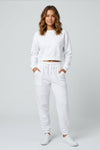 Jade Collins | Crop Sweatshirt & Cargo Jogger Set For Women