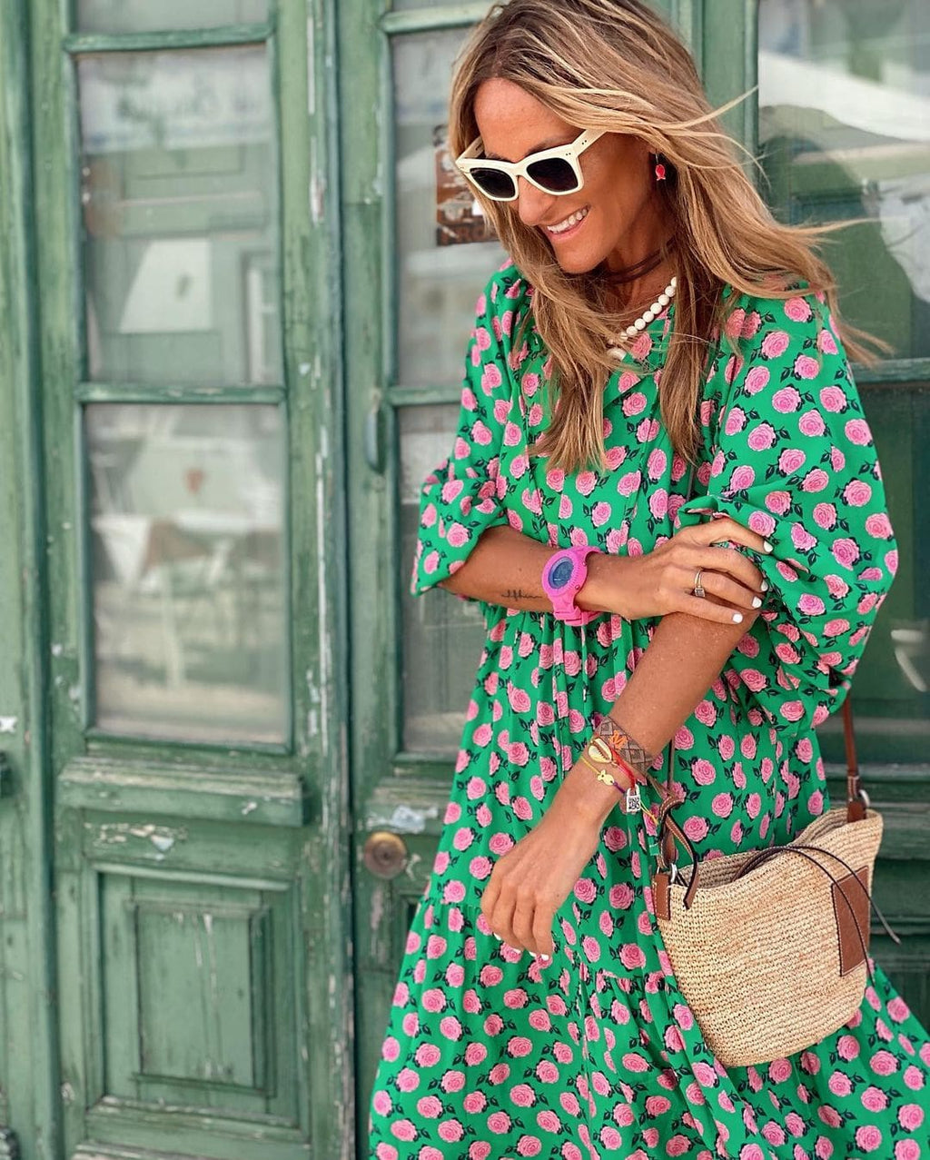 Sharon | Women’s Flutter Sleeve Dress with Breathable Comfort