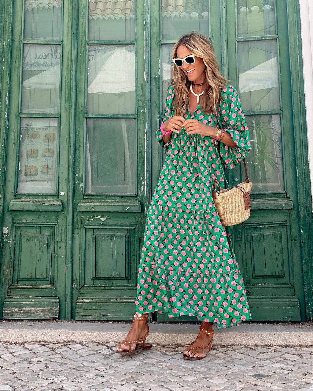 Sharon | Women’s Flutter Sleeve Dress with Breathable Comfort