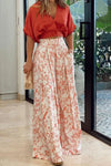 Camille Laurent | Floral Wide-Leg Set For Women