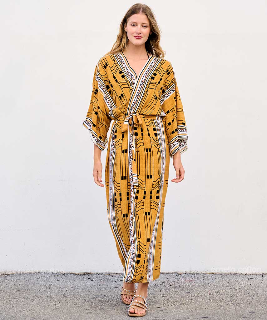 Kira | Women’s Caftan Loose Casual with Waist Tie