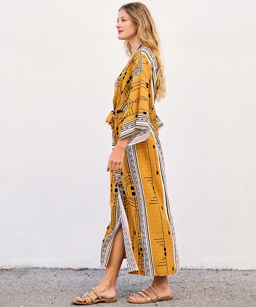 Kira | Women’s Caftan Loose Casual with Waist Tie