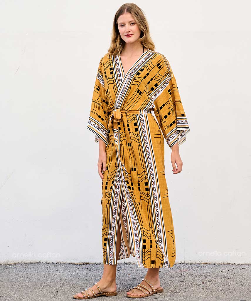 Kira | Women’s Caftan Loose Casual with Waist Tie