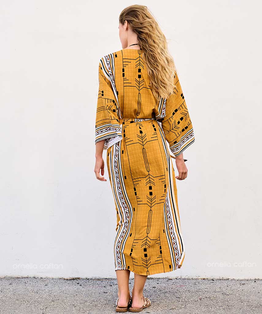 Kira | Women’s Caftan Loose Casual with Waist Tie