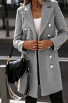 Korean Streetwear Wool Coat Women – Stylish Long Sleeve Autumn Jacket