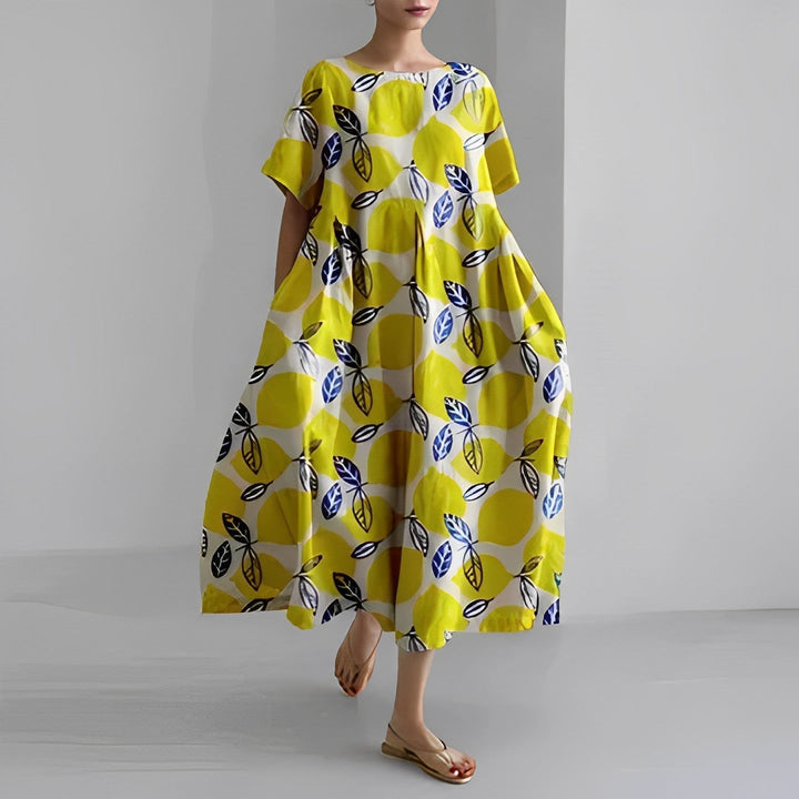 Claire | Bohemian Floral Print Dress