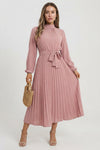 Lauren Ryan | Pleated Midi Dress For Women