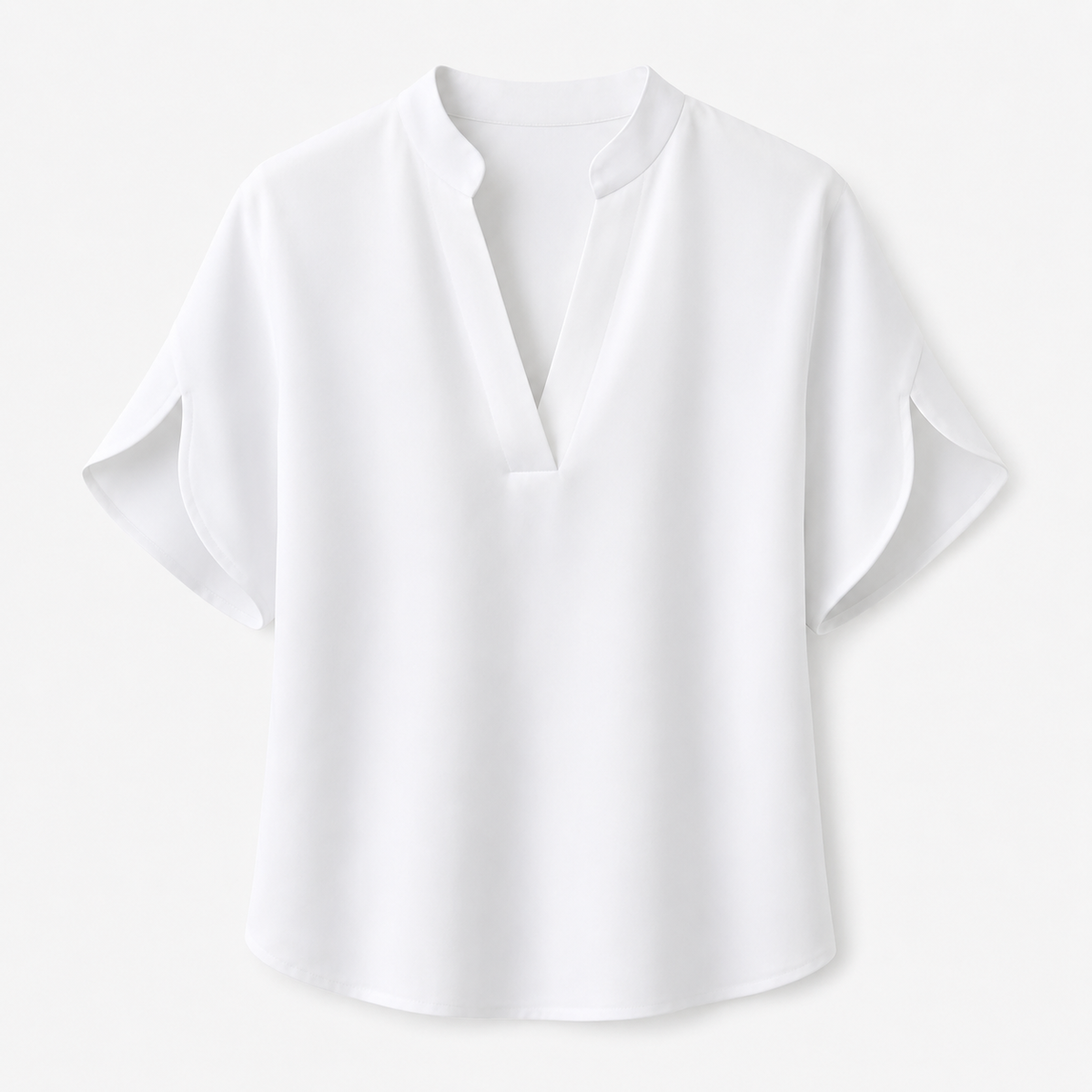 Lily Jones | Chiffon V-Neck Blouse For Women