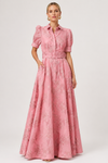 Lily Turner | Elegant Puffed Sleeve Maxi Dress For Women