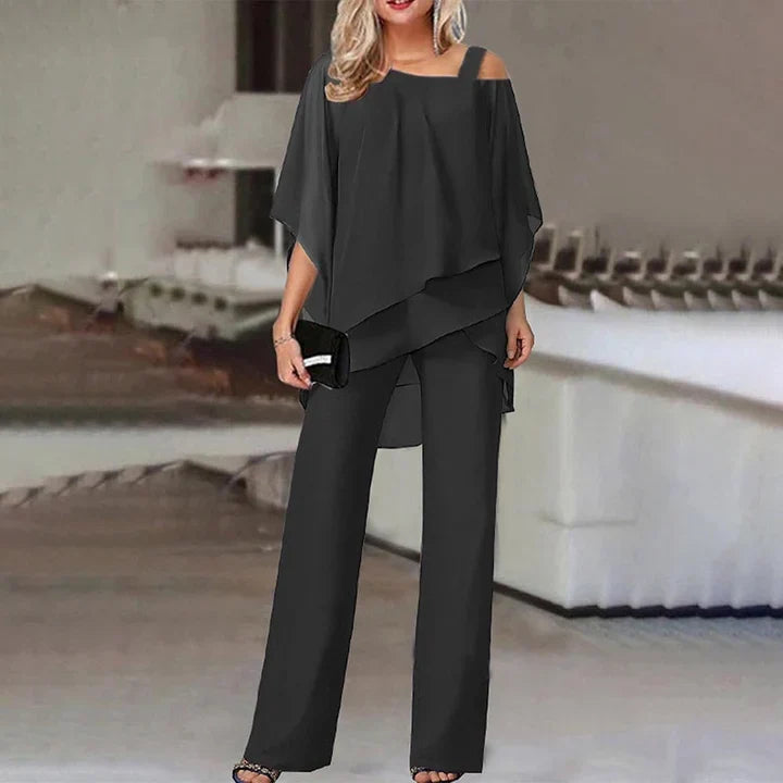 Giovanna Ricci | Elegant Layered Two-Piece Set For Women