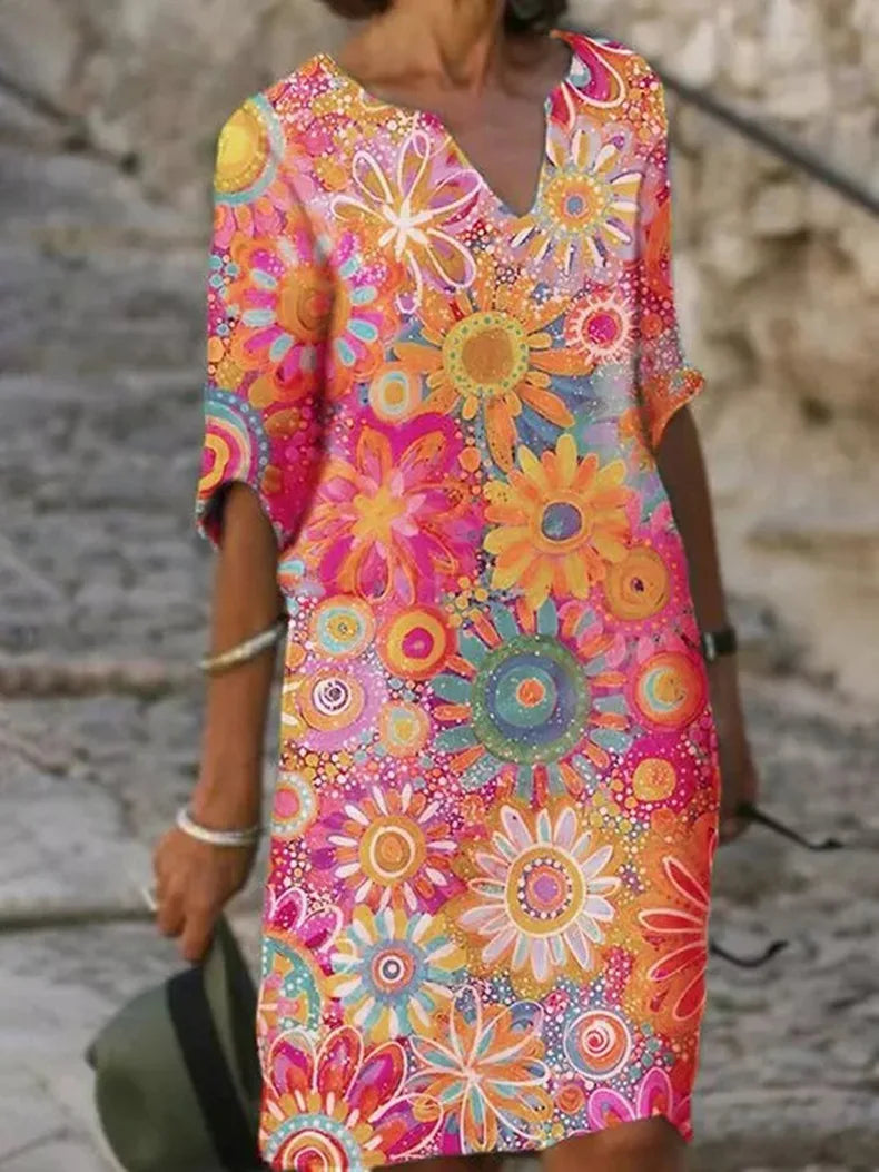 Jessica | Floral Print Dress