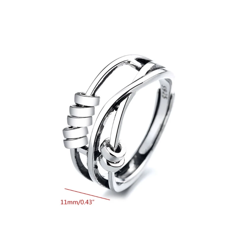 Camila | Women’s Spinner Ring with Rotating Band
