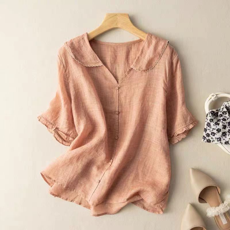 Kristi | Women’s Vintage Blouse with Button Detail
