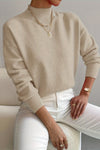 Elegant Cosy Turtleneck Knit Sweater Ladies