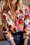 Women's Long Sleeve Floral Blouse