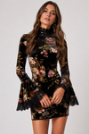 Matilda Evans | Floral Lace-Trim Cocktail Dress For Women