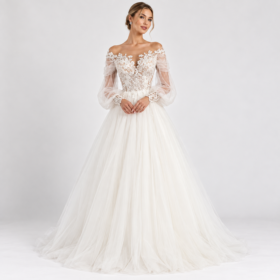 Matilda Faulkner | Long Sleeve Wedding Dress For Women