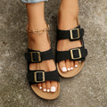 Maria | Women’s Flat Sandals with Buckle Straps
